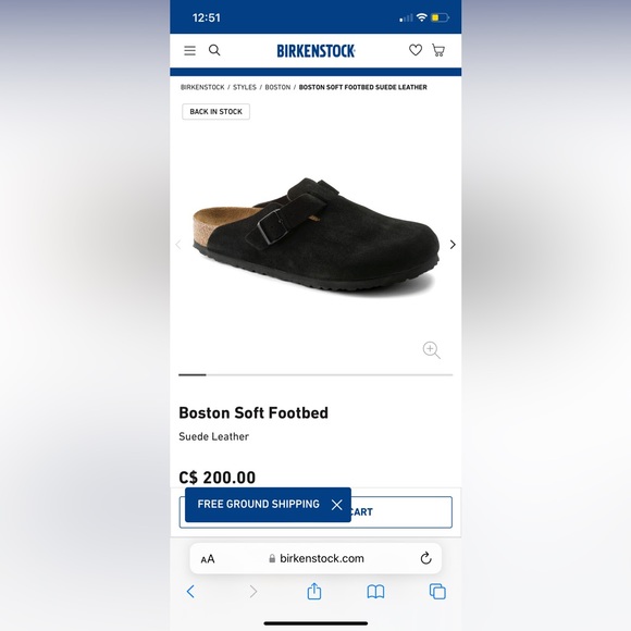 Birkenstock - Boston Soft Footbed - Picture 1 of 4